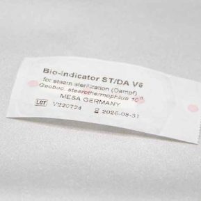 Spore Strips in paper/foil for Steam Sterilization